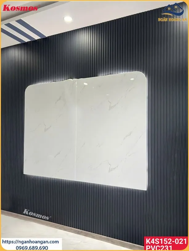 Thi Công Ốp Tường Lam Sóng Giả Gỗ Kết Hợp Với Nhựa PVC Giả Đá Tại Quận 4 TPHCM