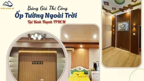 Thi Công Ốp Tường Nano, Lam Sóng Nhựa Giả Gỗ Đẹp Tại Bình Thạnh TPHCM