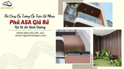 Thi Công Ốp Tường Ốp Trần Gỗ Nhựa Phủ ASA Giá Rẻ Tại Dĩ An Bình Dương