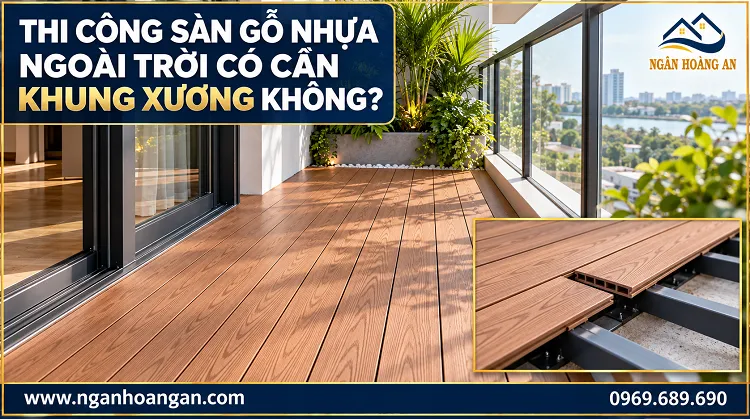 Thi Công Sàn Gỗ Nhựa Ngoài Trời Có Cần Khung Xương Không?