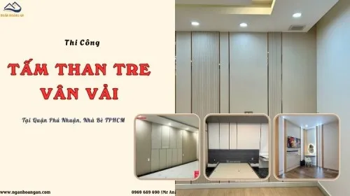 Thi Công Tấm Ốp Than Tre Vân Vải Cao Cấp Tại Phú Nhuận, Nhà Bè TPHCM