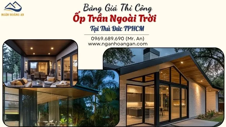Thi Công Ốp Trần Trọn Gói Lam Sóng Nhựa Ngoài Trời Tại Thủ Đức TPHCM