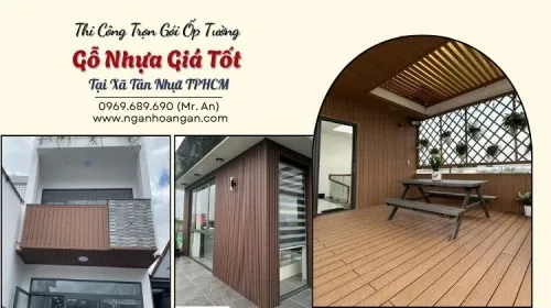 Thi Công Trọn Gói Ốp Tường Gỗ Nhựa Giá Tốt Tại Xã Tân Nhựt TPHCM