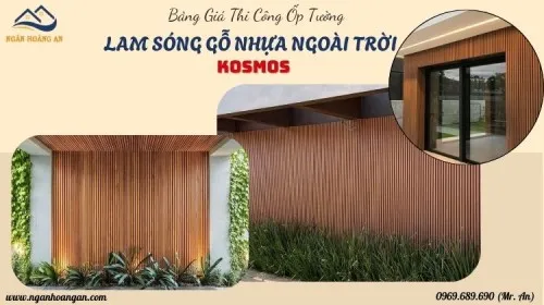 Bảng Giá Thi Công Trọn Gói Ốp Tường Lam Sóng Ngoài Trời Kosmos