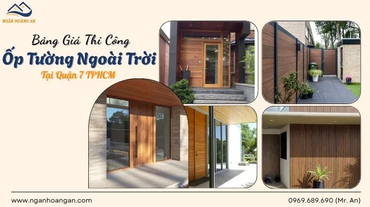Thi Công Trọn Gói Tấm Ốp Gỗ Nhựa Ngoài Trời Tại Quận 7