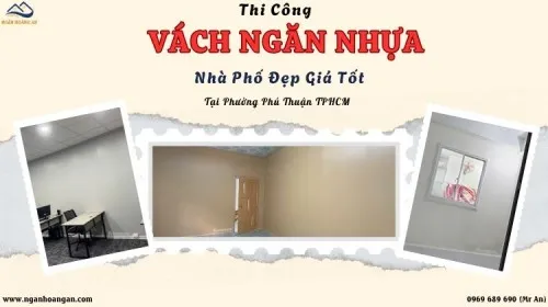 Thi Công Vách Ngăn Nhựa Nhà Phố Đẹp Giá Tốt Phường Phú Thuận TPHCM