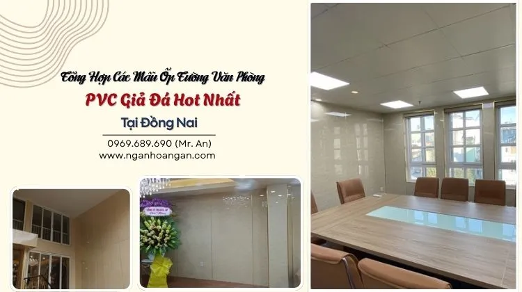 Tổng Hợp Các Mẫu Ốp Tường Văn Phòng PVC Giả Đá Hot Nhất Tại Đồng Nai