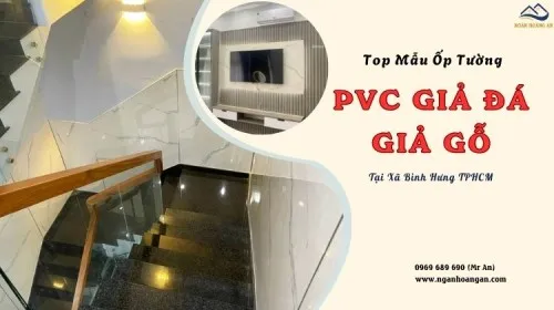 Top Mẫu Ốp Tường Nhựa Giả Đá, Giả Gỗ Sang Trọng Xã Bình Hưng TPHCM