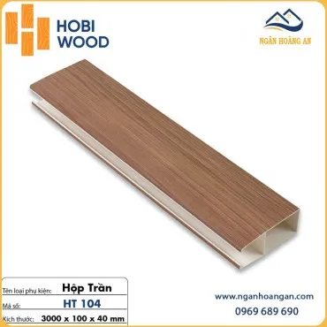 Trần Nan U Nhựa Giả Gỗ Hobiwood 40X100 HT104