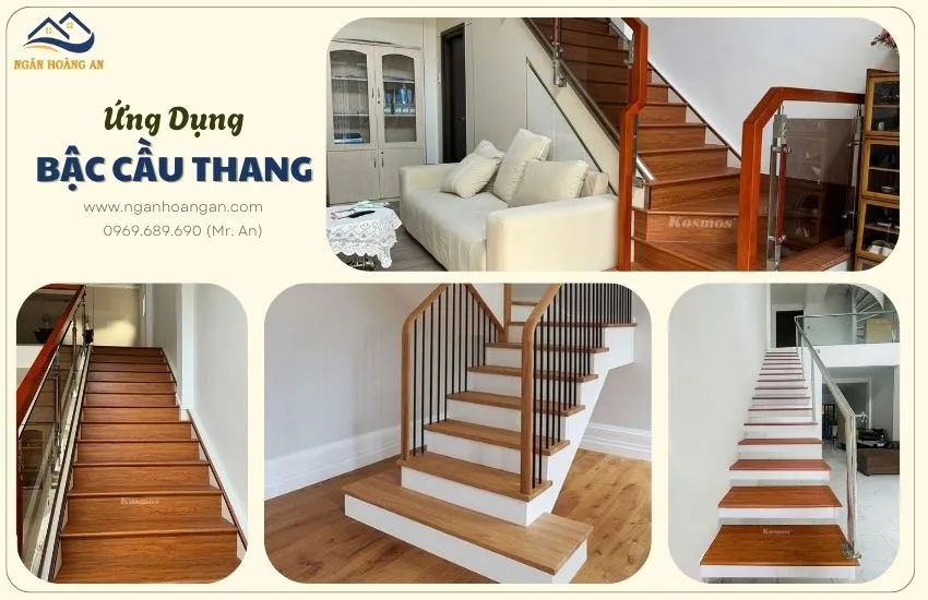 Ứng Dụng Của Bậc Cầu Thang Nhựa Giả Gỗ