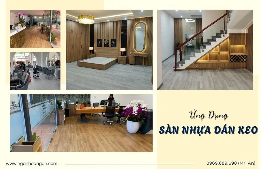 Ứng Dụng Của Sàn Nhựa Dán Keo Arize