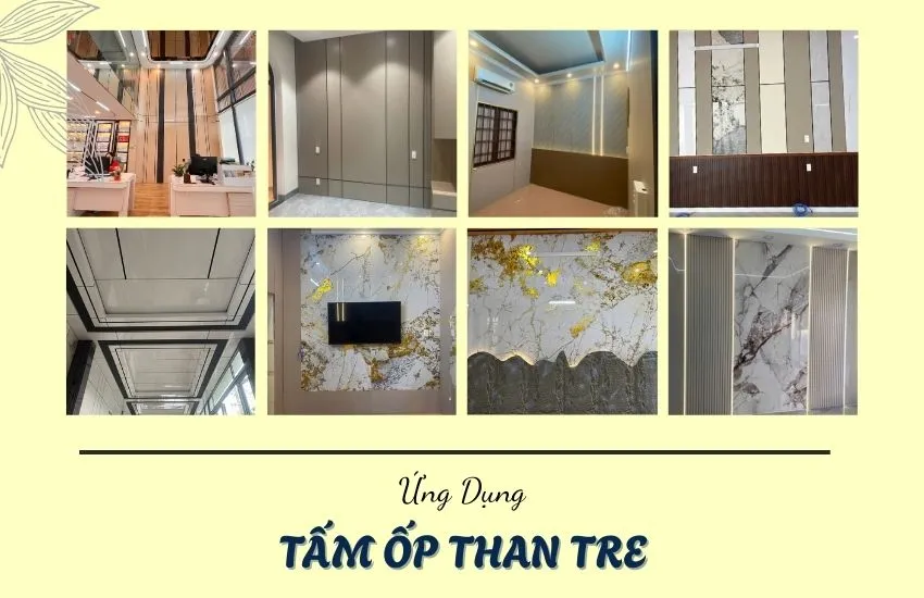 Ứng Dụng Của Tấm Ốp Than Tre Trang Trí Nội Thất