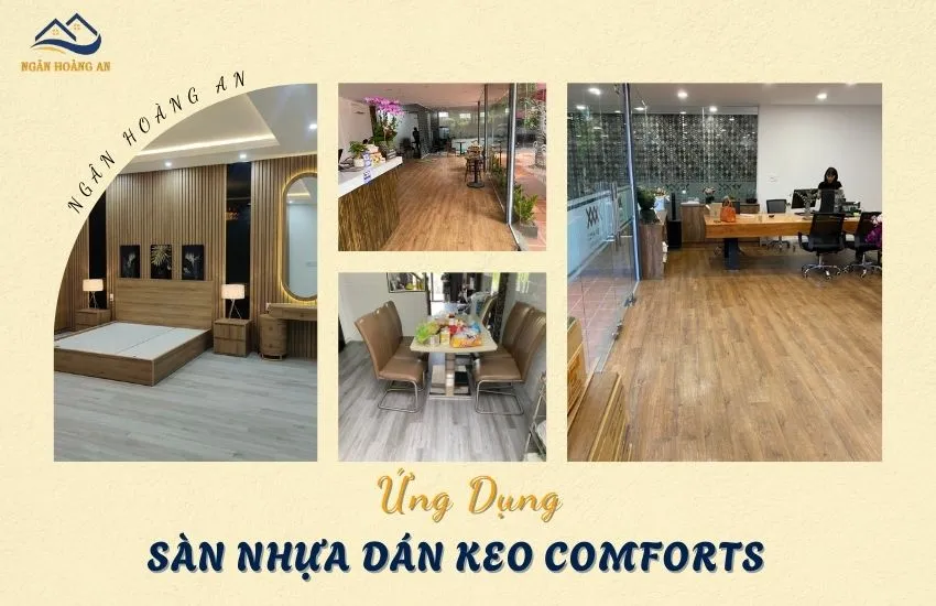 Ứng Dụng Sàn Nhựa Dán Keo Vân Gỗ Ứng Dụng Sàn Nhựa Dán Keo Vân Gỗ
