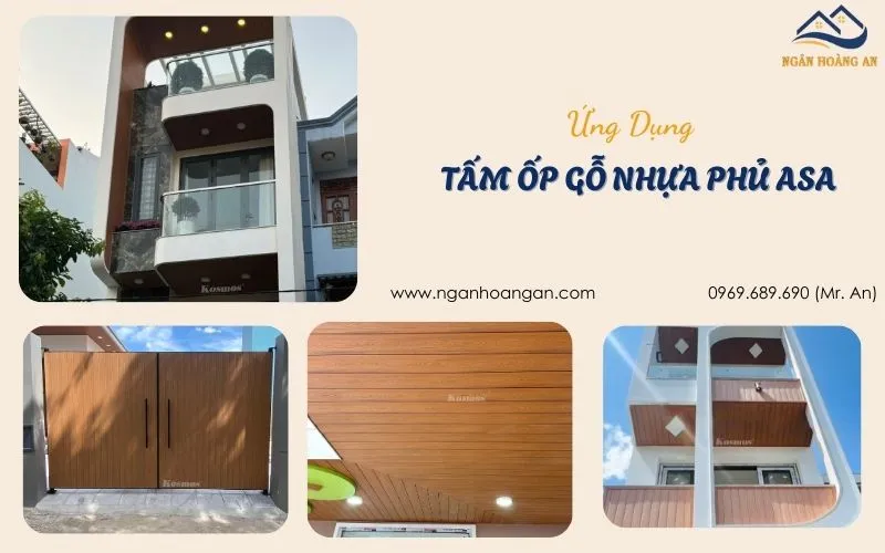 Ứng Dụng Gỗ Nhựa Ngoài Phủ ASA Kosmos