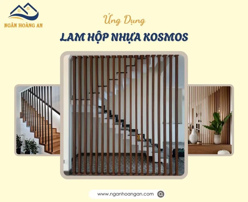 Ứng Dụng Lam Hộp Nhựa Giả Gỗ Kosmos