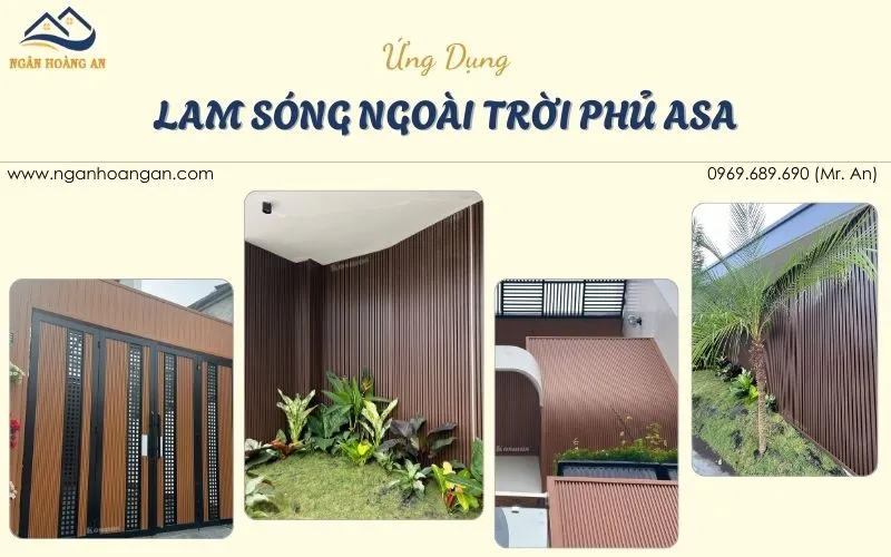 Ứng Dụng Lam Sóng Ngoài Trời Phủ ASA Hobiwood