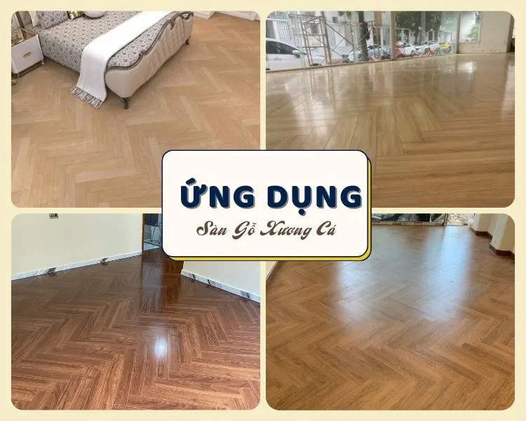Ứng Dụng Lót Sàn Bằng Sàn Gỗ Xương Cá Kosmos
