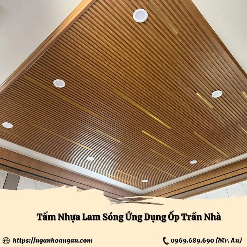 Ứng Dụng Ốp Trần Nhà Bằng Tấm Nhựa Lam Sóng Ứng Dụng Ốp Trần Nhà Bằng Tấm Nhựa Lam Sóng