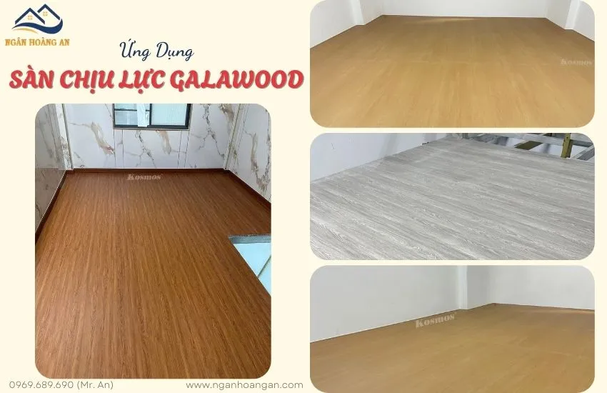 Ứng Dụng Sàn Nhựa Chịu Lực Galawood
