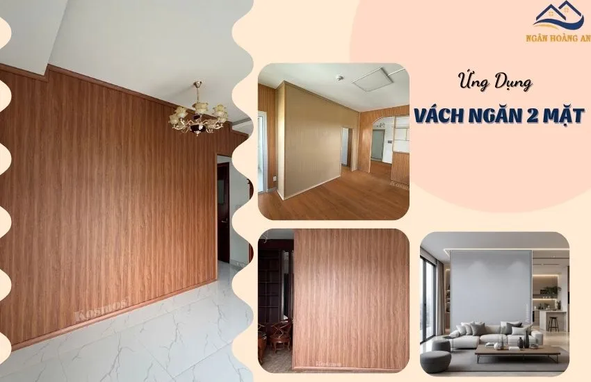 Ứng Dụng Làm Vách Ngăn Phòng Bằng Vách Ngăn 2 Mặt 