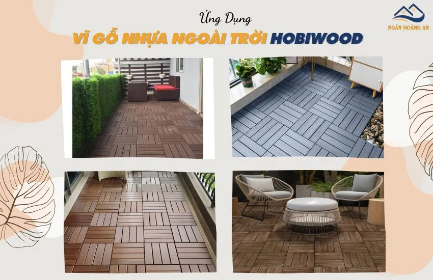 Ứng Dụng Vỉ Gỗ Nhựa Ngoài Trời Hobiwood