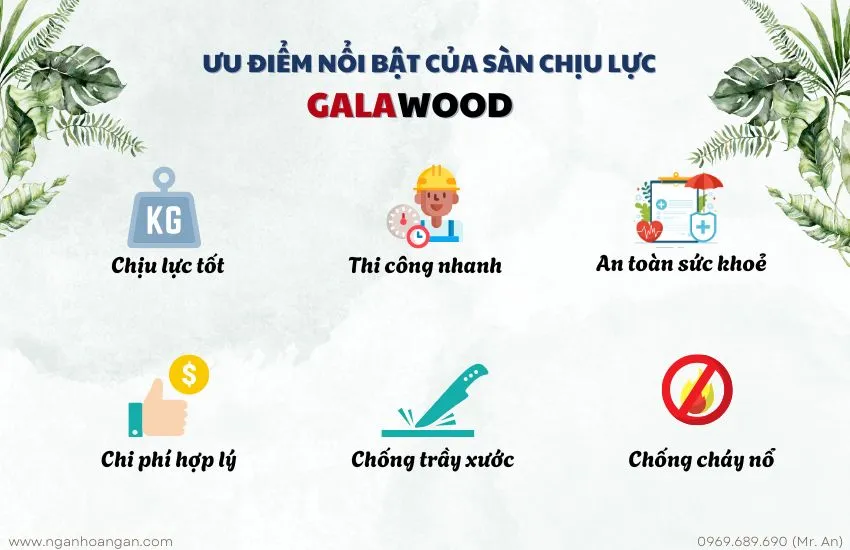 Ưu Điểm Nổi Bật Của Sàn Nhựa Chịu Lực Galawood