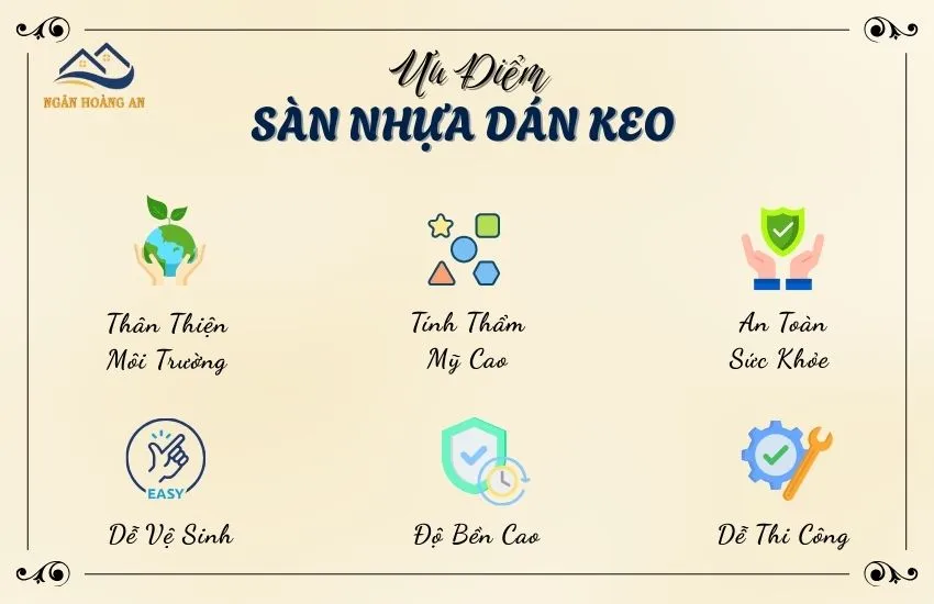 Ưu Điểm Của Sàn Nhưa Dán Keo Comforts