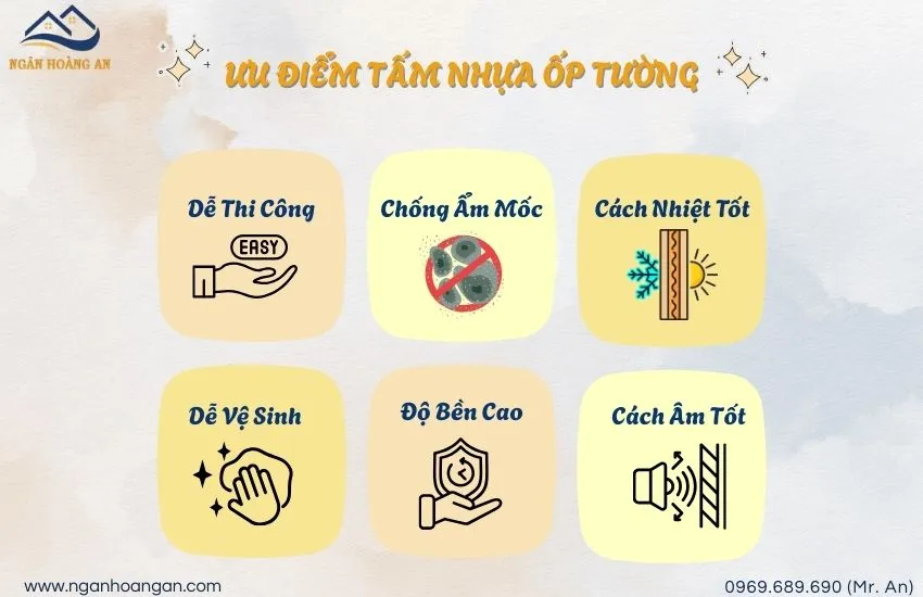 Ưu Điểm Của Tấm Nhựa Ốp Tường