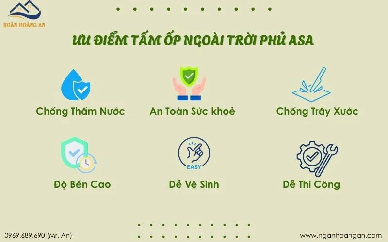 Ưu Điểm Nổi Bật Của Tấm Ốp Tường Phủ ASA
