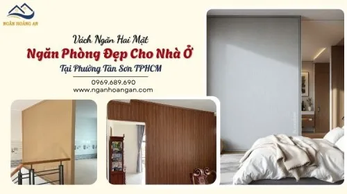 Vách Ngăn Hai Mặt Ngăn Phòng Đẹp Cho Nhà Ở Tại Phường Tân Sơn TPHCM