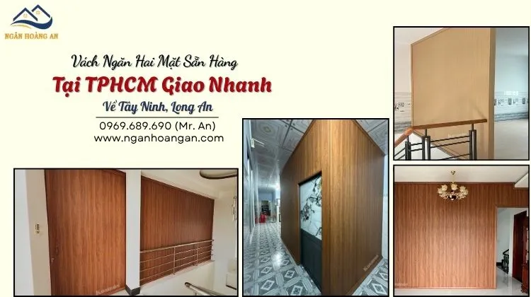 Vách Ngăn Hai Mặt Sẵn Hàng Tại TPHCM Giao Nhanh Về Tây Ninh, Long An