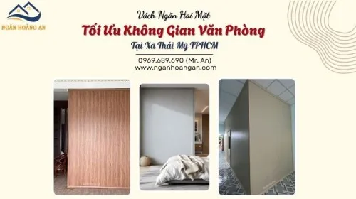 Vách Ngăn Hai Mặt Tối Ưu Không Gian Văn Phòng Tại Xã Thái Mỹ TPHCM