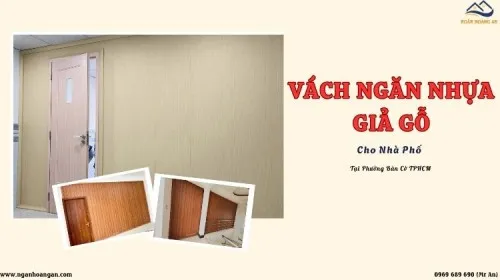 Vách Ngăn Nhựa Giả Gỗ Cho Nhà Phố Tại Phường Bàn Cờ TPHCM