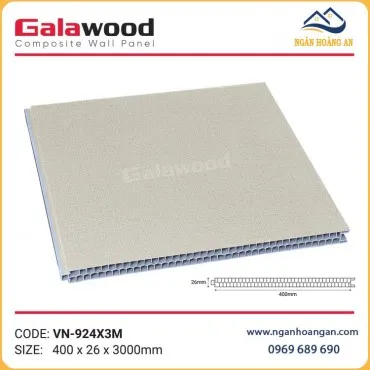 Vách Ngăn Nhựa PVC Ngăn Phòng Ngủ Galawood VN-924X3M