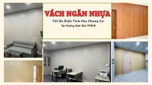 Vách Ngăn Nhựa Tối Ưu Diện Tích Cho Chung Cư Phường Bình Thới TPHCM