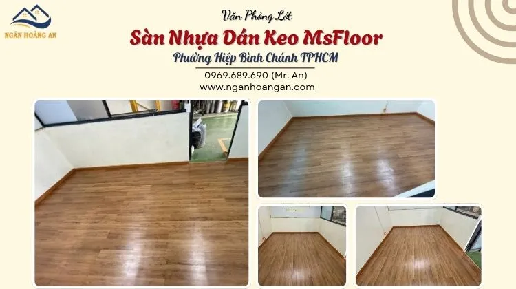 Văn Phòng Lót Sàn Nhựa Dán Keo MsFloor Phường Hiệp Bình Chánh TPHCM