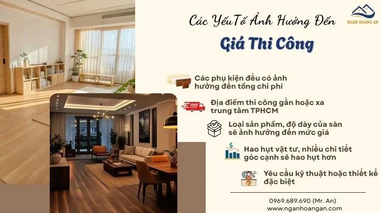 Các Yếu Tố Ảnh Hưởng Đến Già Hoàn Thiện Sàn Gỗ Công Nghiệp