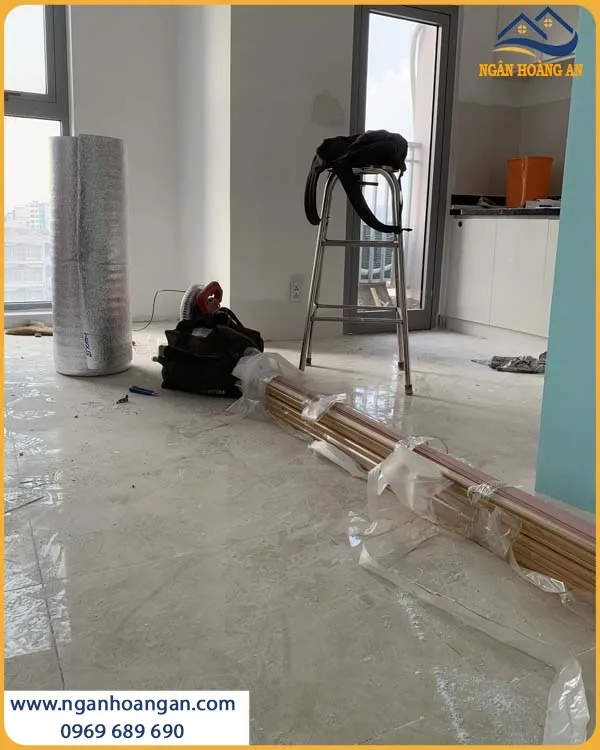 Hình Ảnh Sàn Trước Khi Thi Công Sàn Gỗ Công Nghiệp