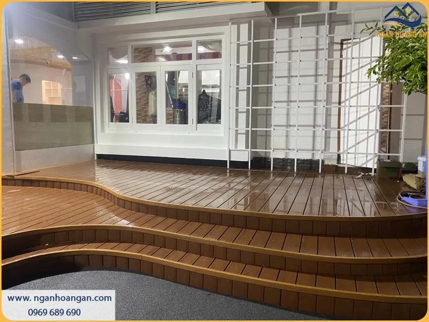 Sàn Gỗ Nhựa Ngoài Trời Composite Mang Lại Cảm Giác Mát Mẻ Vào Mùa Hè