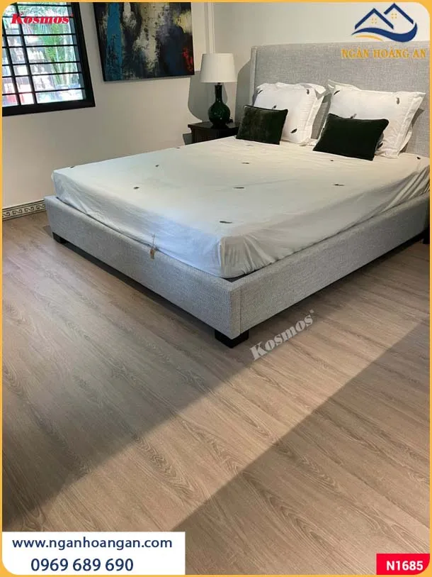 Thi Công Sàn Nhựa Giả Gỗ Chất Lượng Cho Phòng Ngủ