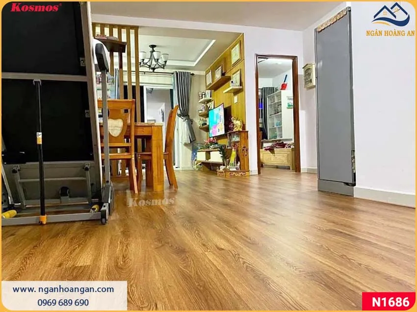 Lót Sàn Nhựa Giả Gỗ Cho Nhà Ở Điểm Nhấn Cho Không Gian