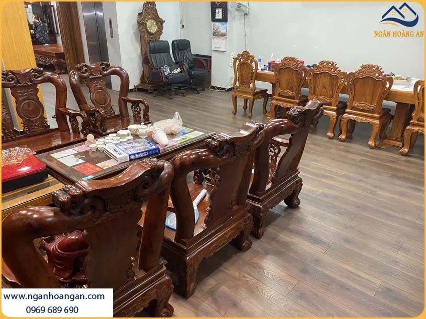 Sàn Gỗ Công Nghiệp Binyl Vân Gỗ Sắc Nét Sang Trọng Cho Nhà Ở