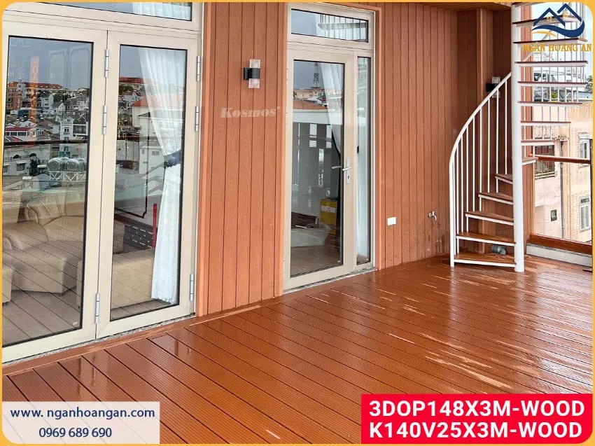 Không Gian Ngoại Thất Sang Trọng Khi Lắp Đặt Sàn Gỗ Nhựa Ngoài Trời