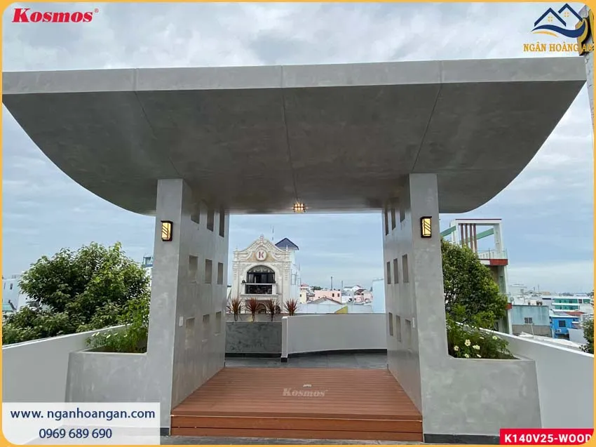 Sàn Gỗ Nhựa Ngoài Trời Tạo Nên Không Gian Ấm Cúng Cho Sân Vườn