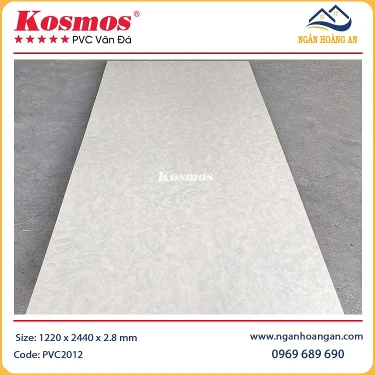 Tấm Nhựa Ốp Tường PVC Giả Vân Đá Kosmos PVC2012