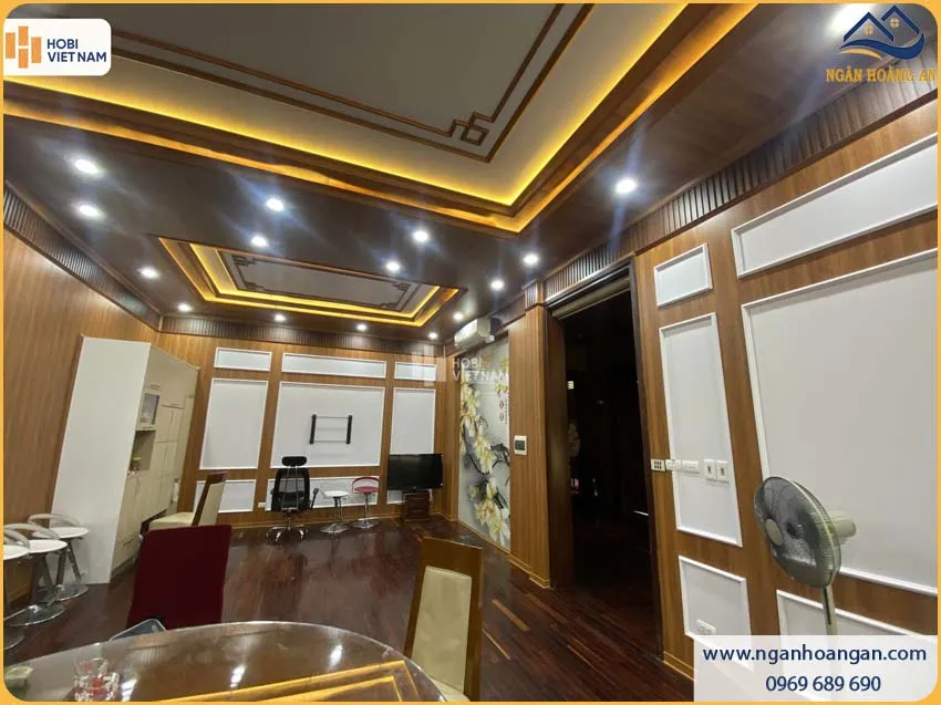 Thi Công Ốp Trần Tấm Ốp Nano Giả Gỗ Tạo Nên Sự Sang Trọng
