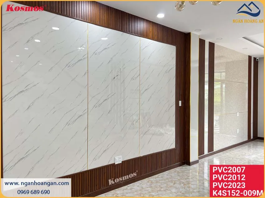 Không Gian Nội Thất Trở Nên Tinh Tế Khi Ốp Tường PVC Giả Đá