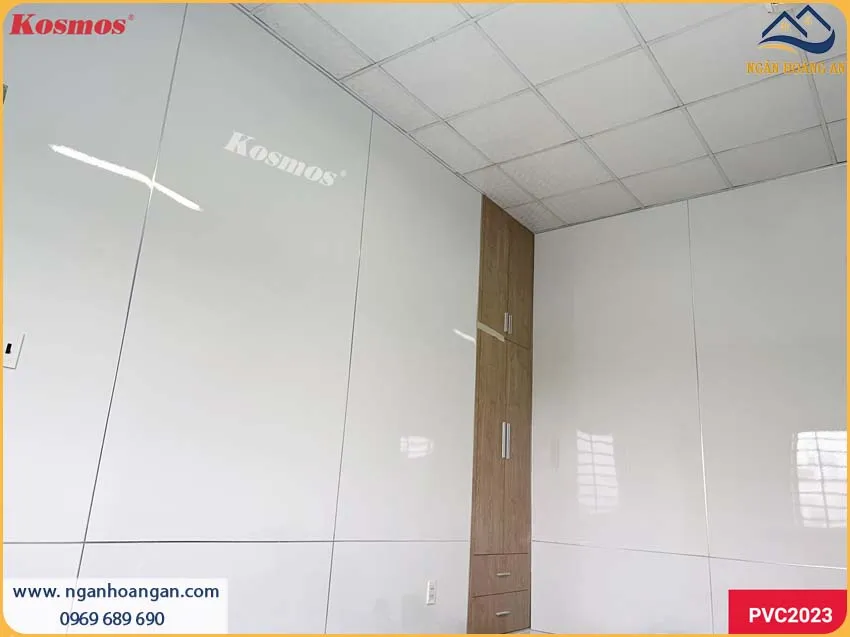 Thi Công Ốp Tường PVC Màu Trắng Chống Cháy Lan, An Toàn Thi Công Ốp Tường PVC Màu Trắng Chống Cháy Lan, An Toàn