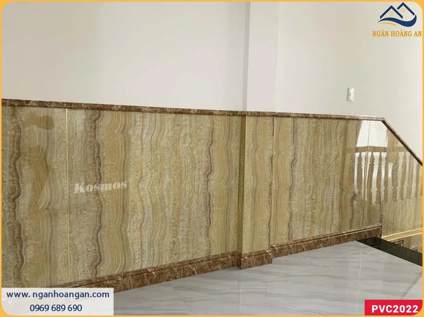 Ốp Tường Lamri Tấm PVC Giả Đá Thi Công Nhanh, Có Độ Bền Cao