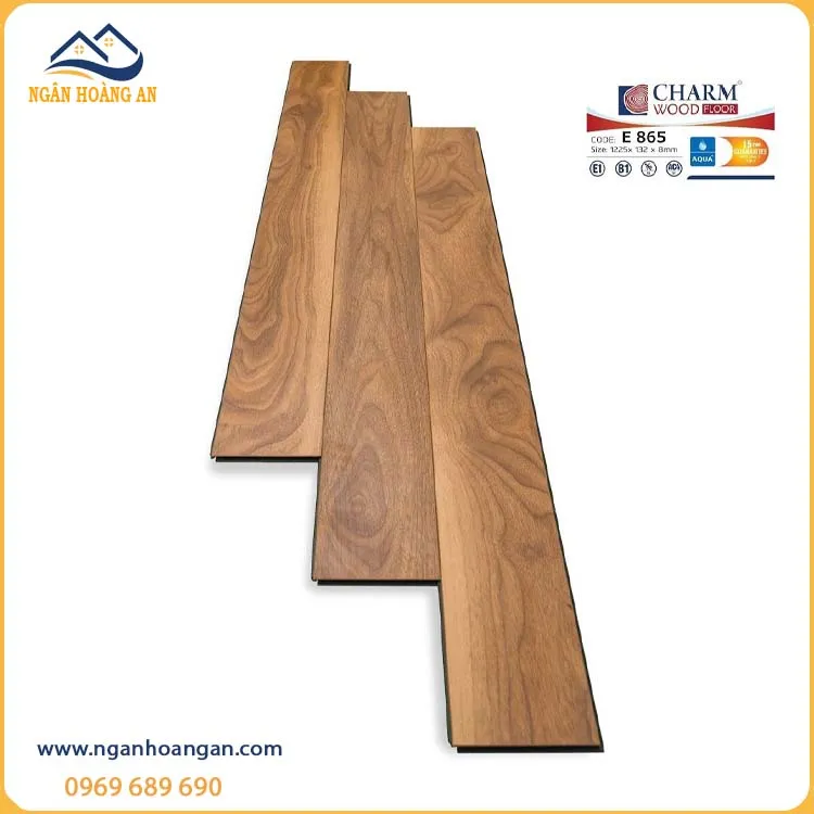 Sàn Gỗ Charmwood Việt Nam E865 Dày 8mm Sàn Gỗ Charmwood Việt Nam E865 Dày 8mm